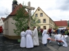 Weihe Kreuz und Spielplatz mit Dorffest in Höfen, Mai 2013