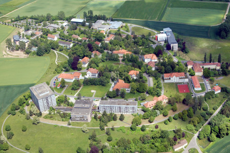 Luftbild Bezirksklinikum Obermain