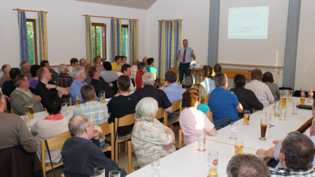 Informationsveranstaltung Dorferneuerung Oberleiterbach Mai 2013