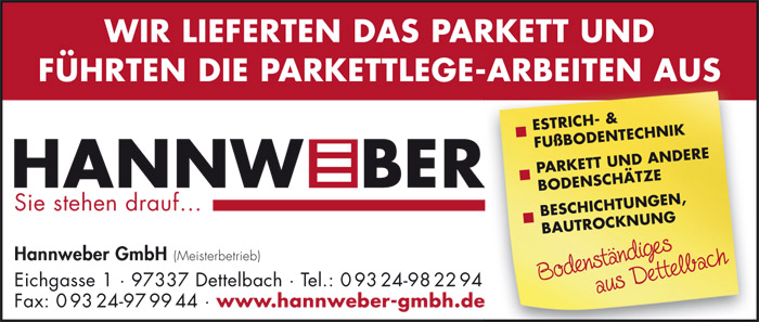 Hannweber - Sonderveröffentlichung Bürgerhaus Baunach 2013