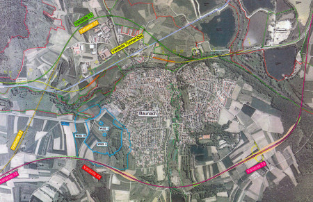 Umgehung und Tunnel Baunach, Plan, 2013