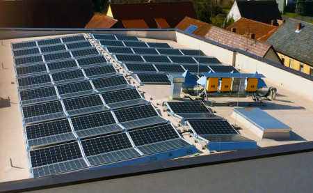 Inbetriebnahme Photovoltaik Bürgerhaus 2014 (2)