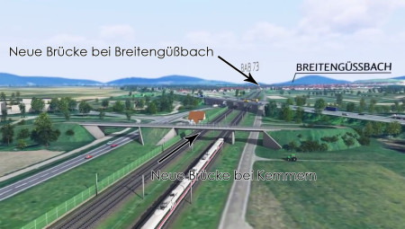VDE8 Brücken Kemmern Breitengüßbach Screenshot 2014