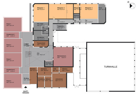 Schule Rattelsdorf Plan EG April 2015